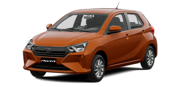 Toyota Agya automatico Naranja