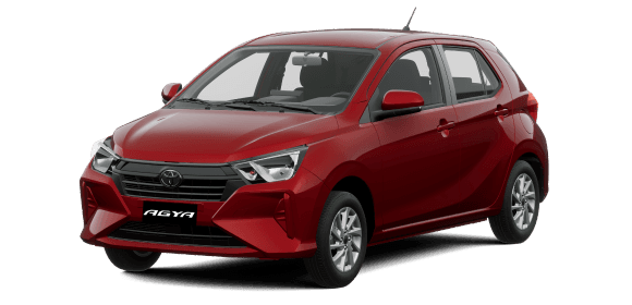Toyota Agya automatico Rojo